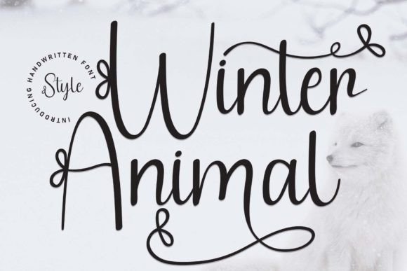 A Web Designer's Review of Winter Animal Font
