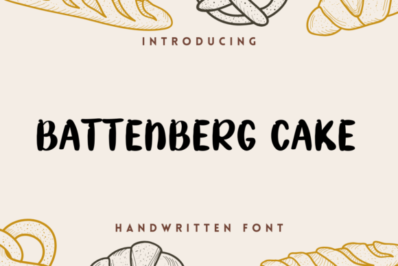 Batternbern Cake Font: A Craft-Friendly Typeface with a Cute, Handmade Personality