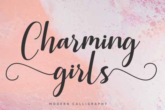 Charming Girls: The Elegant Script Font for Modern Crafting