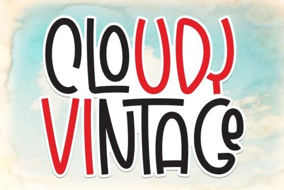 Cloudy Vintage: A Handwritten Font Built for Digital Design