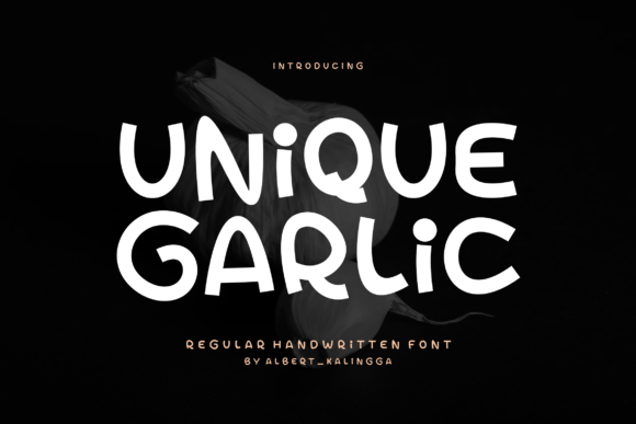 Crafting with Character: A Maker's Guide to the Unique Garlic Font