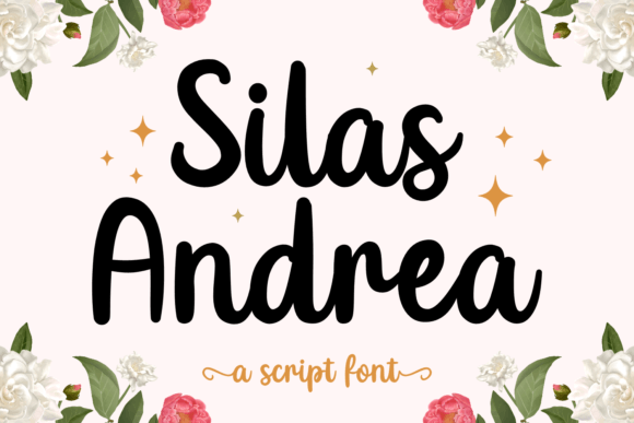Discover Silas Andrea: A Charming Script Font for Editorial Design