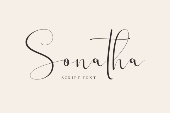 Discovering Sonatha: A Graceful Script Font for Editorial Elegance