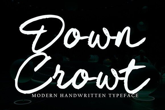 Down Crowt Font: The Elegant Script for a Polished Brand Identity