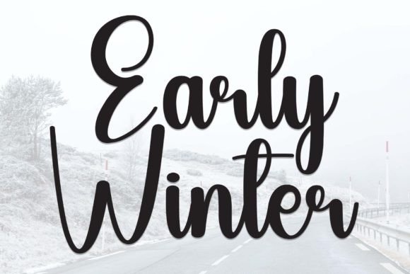 Early Winter: The Warm Handwritten Font for Makers and Sellers