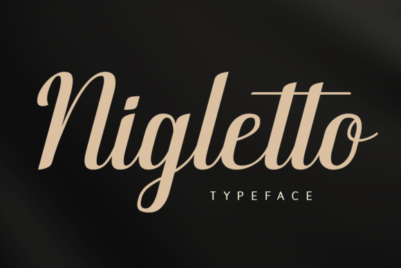 Elevate Your Brand with Nigletto: A Classy Script Font