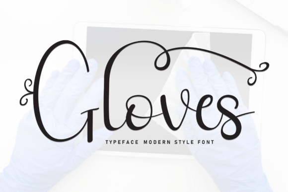Gloves Font: Adding a Handwritten Touch to Your Products