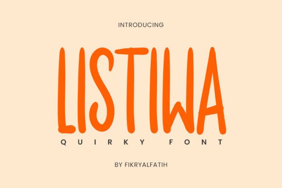 Listiwa: A Handwritten Font for Marketers Who Need to Stand Out