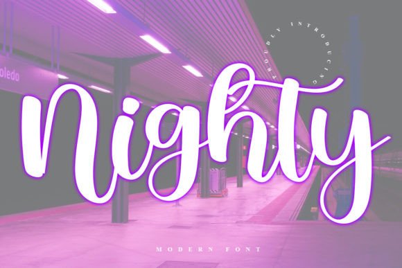 Nightys, Enhancing Editorial Design with a Personal Script Font