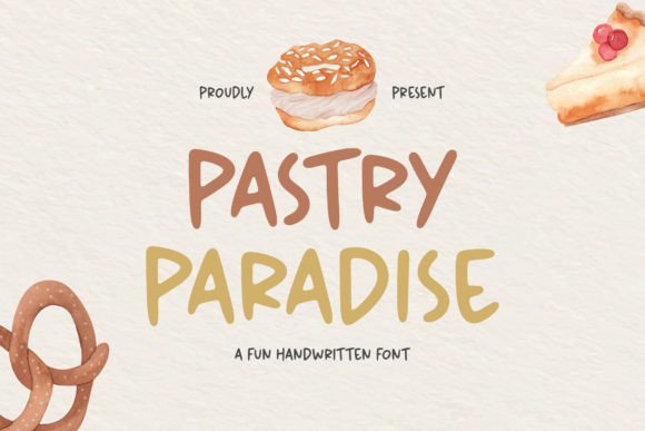 Pastry Paradise: A Font That Adds a Handwritten Touch to Your Editorial Design