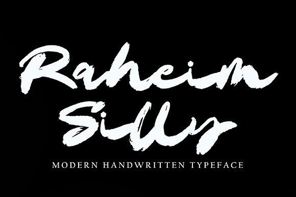 Raheim Silly: A Script Font for Editorial Sophistication