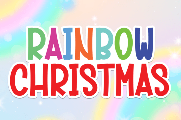 Rainbow Christmas: The Font That Brings Your Brand to Life