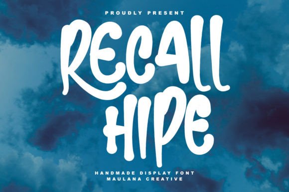 Recall Hipe: A Campaign Designer's Go-To Display Font