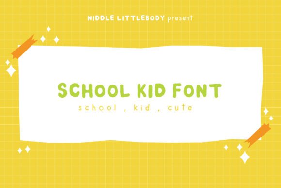 School Kid: An Editorial Font for Authentic Handwritten Style