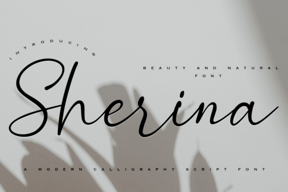 Sherina is a Script Font Built for Modern Moods