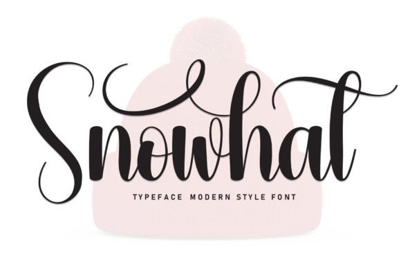 Snowhat: An Editorial Font Designed for Gentle Moments