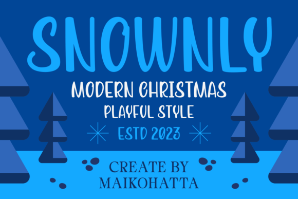 Snownly: The Festive Script Font for Crafted Holiday Magic
