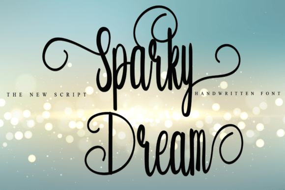 Sparky Dream: A Playful Handwritten Font for Crafters