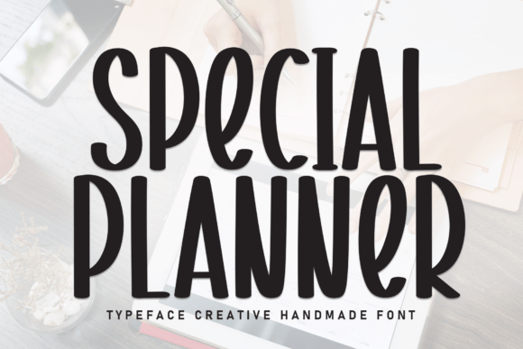 The Special Planner Font: A Sweet Touch for Small Business Branding