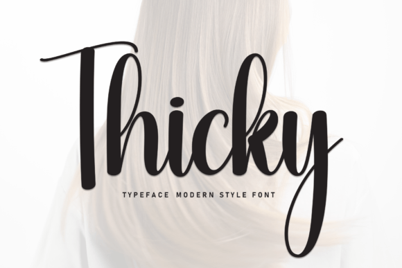 Thicky: A Bold Script Font for Projects That Need Weight