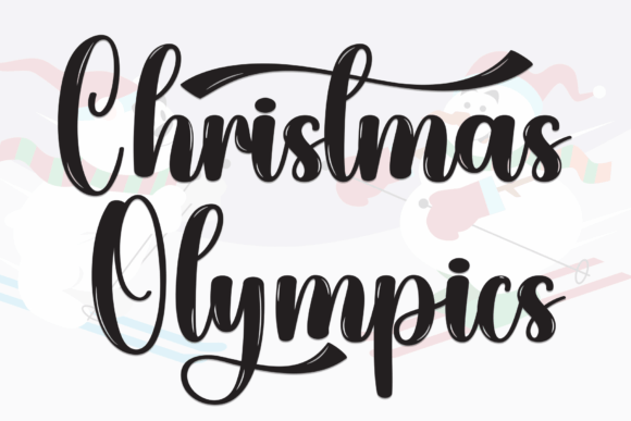 Using Christmas Olympics Font to Build a Visual Identity